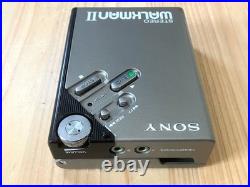 Sony Walkman WM-2 Silver Cassette Player Fully Overhauled Working Great Rare JP