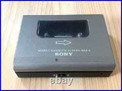 Sony Walkman WM-2 Silver Cassette Player Fully Overhauled Working Great Rare JP