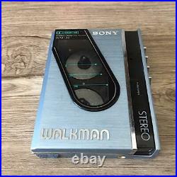 Sony Walkman WM-30 Kassettenspieler Stereo Blau Gepflegt 1984 Vintage