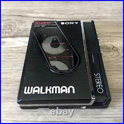 Sony Walkman WM-30 Kassettenspieler Stereo Schwarz Gepflegt 1984 Vintage