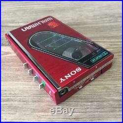 Sony Walkman WM-30 Red Refurbished full operation product High sound quality