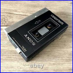 Sony Walkman WM-3 Metal Stereo Cassette Player Rare Vintage Black