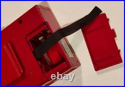 Sony Walkman WM-4 Stereo Cassette Player in Retro Red. Quality. Refurbished WM4