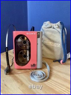 Sony Walkman WM-50 CassettePlayer Refurbished Fully Working +Sony W10 headphones