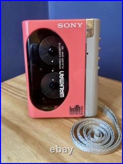 Sony Walkman WM-50 CassettePlayer Refurbished Fully Working +Sony W10 headphones