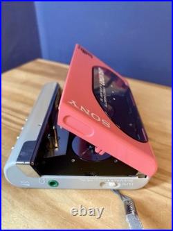 Sony Walkman WM-50 CassettePlayer Refurbished Fully Working +Sony W10 headphones