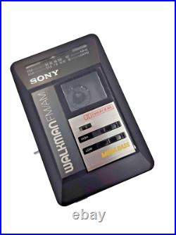 Sony Walkman WM-BF49 Personal Cassette Stereo Player AM FM Radio Tuner Black Vtg Sony Walkman WM-BF49 Personal Cassette Stereo Player AM FM Radio Tuner Black Vtg