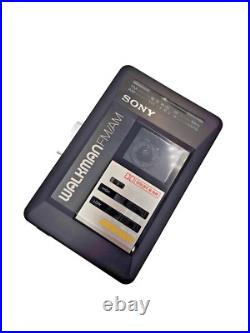 Sony Walkman WM-BF49 Personal Cassette Stereo Player AM FM Radio Tuner Black Vtg Sony Walkman WM-BF49 Personal Cassette Stereo Player AM FM Radio Tuner Black Vtg