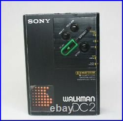 Sony Walkman WM-DC2 & Case Serviced with New Gear, Working Perfectly