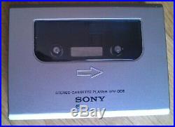 Sony Walkman WM-DD 2 SILVER, VERY GOOD CONDITION, 100% RESTORED, NO CLICKING