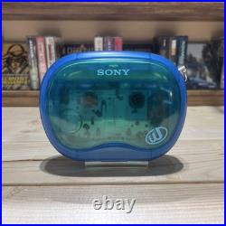 Sony Walkman WM EQ2 Cassette Player Refurbished Auto Reverse Clear Body Working