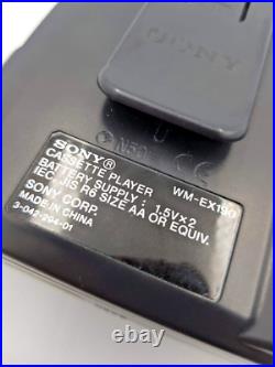 Sony Walkman WM-EX190 Personal Cassette Tape Portable Music Stereo Vintage 1996