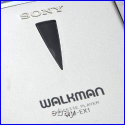 Sony Walkman WM-EX1 Cassette Player Silver Refurbished Triangular Window Sony Walkman WM-EX1 Cassette Player Silver Refurbished Triangular Window
