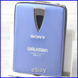 Sony Walkman WM-EX2 Cassette Player Blue Refurbished Sony Walkman WM-EX2 Cassette Player Blue Refurbished