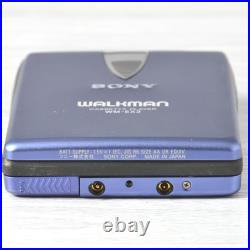Sony Walkman WM-EX2 Cassette Player Blue Refurbished Sony Walkman WM-EX2 Cassette Player Blue Refurbished