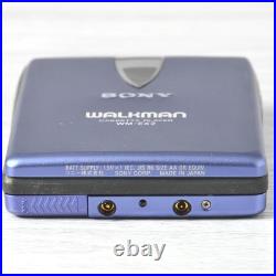 Sony Walkman WM-EX2 Cassette Player Blue Refurbished High-End Model Sony Walkman WM-EX2 Cassette Player Blue Refurbished High-End Model
