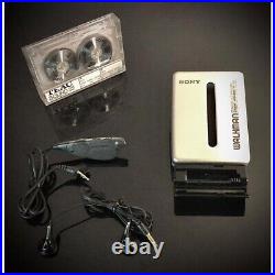 Sony Walkman WM-EX600 Portable Cassette Player Refurbished Used silver F/S Japan