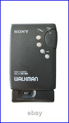 Sony Walkman WM-EX606 Portable Cassette Player Black Refurbished Japan Used
