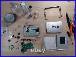 Sony Walkman WM-EX610, silver, clearcase, near mint, fully restored, accessories