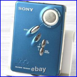 Sony Walkman WM-EX631 Blue Cassette Player Refurbished Portable Tape Deck Sony Walkman WM-EX631 Blue Cassette Player Refurbished Portable Tape Deck