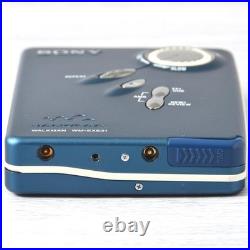 Sony Walkman WM-EX631 Blue Cassette Player Refurbished Portable Tape Deck Sony Walkman WM-EX631 Blue Cassette Player Refurbished Portable Tape Deck