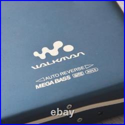 Sony Walkman WM-EX631 Blue Cassette Player Refurbished Portable Tape Deck Sony Walkman WM-EX631 Blue Cassette Player Refurbished Portable Tape Deck