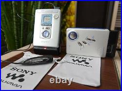 Sony Walkman WM-EX631 & WM-GX788 smart bundle, near mint & restored, accessories