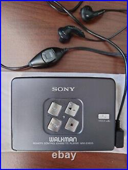 Sony Walkman WM-EX633 black, good looks, fully restored & accessory set