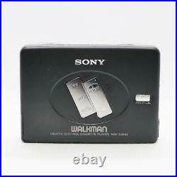 Sony Walkman WM-EX642 Cassette Player Blakc TESTED Working Japan FF REW MU0024