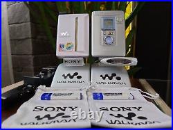 Sony Walkman WM-EX910 pink & WM-GX788 smart bundle, both mint & fully restored
