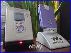 Sony Walkman WM-EX921 blue & WM-GX788 smart bundle, both mint & fully restored