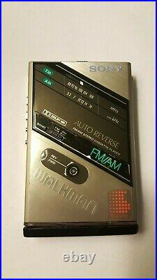 Sony Walkman WM-F100 with Original Case Tested (Read Description)