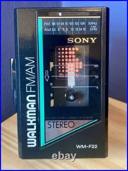 Sony Walkman WM-F22 Cassette Player/Radio Refurbished Fully Working Boxed Sony Walkman WM-F22 Cassette Player/Radio Refurbished Fully Working Boxed