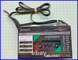 Sony, Walkman WM-F28 FM/AM / Cassette player S/N 146146 New Belt & Serviced