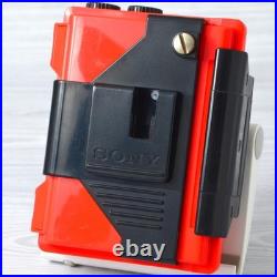 Sony Walkman WM-F5 Sports Cassette Player FM Radio Red Refurbished