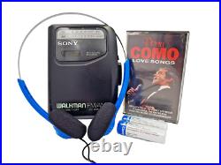 Sony Walkman WM-FX131 Personal Cassette Stereo Player AM FM Radio Tuner Black Sony Walkman WM-FX131 Personal Cassette Stereo Player AM FM Radio Tuner Black