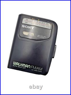 Sony Walkman WM-FX131 Personal Cassette Stereo Player AM FM Radio Tuner Black Sony Walkman WM-FX131 Personal Cassette Stereo Player AM FM Radio Tuner Black