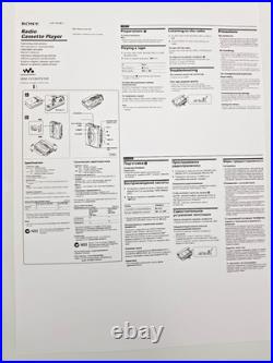 Sony Walkman WM-FX193 Personal Cassette Stereo Player AM FM Radio Tuner Vintage