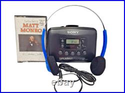 Sony Walkman WM-FX211 Personal Cassette Stereo Player AM FM Radio Tuner Black