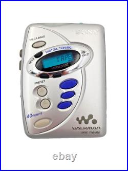 Sony Walkman WM-FX277 Personal Cassette Stereo Player AM FM Radio Tuner Silver Sony Walkman WM-FX277 Personal Cassette Stereo Player AM FM Radio Tuner Silver