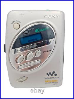 Sony Walkman WM-FX288 Personal Cassette Stereo Player AM FM Radio Tuner Silver Sony Walkman WM-FX288 Personal Cassette Stereo Player AM FM Radio Tuner Silver