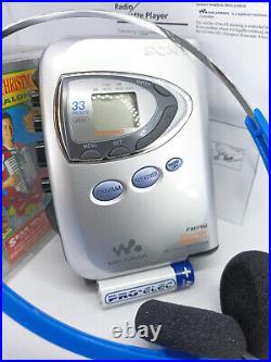 Sony Walkman WM-FX290W Personal Cassette Player AM FM Weather Radio WM-FX290