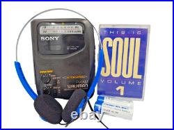 Sony Walkman WM-FX305 Personal Cassette Stereo Player AM FM Radio Tuner Black Sony Walkman WM-FX305 Personal Cassette Stereo Player AM FM Radio Tuner Black