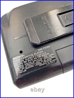 Sony Walkman WM-FX305 Personal Cassette Stereo Player AM FM Radio Tuner Black Sony Walkman WM-FX305 Personal Cassette Stereo Player AM FM Radio Tuner Black