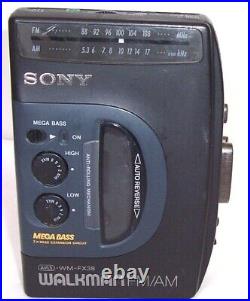 Sony Walkman WM-FX38 Stereo Cassette Tape Player AM/FM Radio FX 38 JAPAN EX