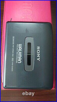 Sony Walkman WM-GX622 & accessory set, fully refurbished, looking good, BOXED