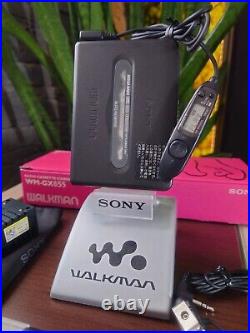 Sony Walkman WM-GX655 & accessory set, NOS, Boxed, fully restored