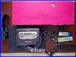 Sony Walkman WM-GX655 & accessory set, NOS, Boxed, fully restored