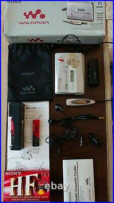 Sony Walkman WM-GX688 & accessory set, fully refurbished, mint condition, BOXED