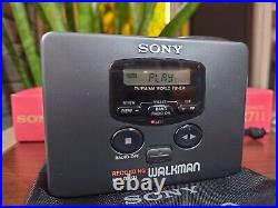 Sony Walkman WM-GX711 dark gray, mint, fully restored, BOX, accessories